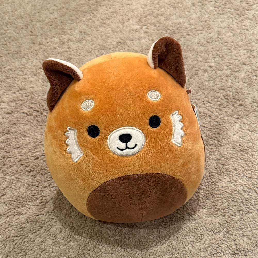 Squishmallows Tan and Brown Seth Stuffed Animal